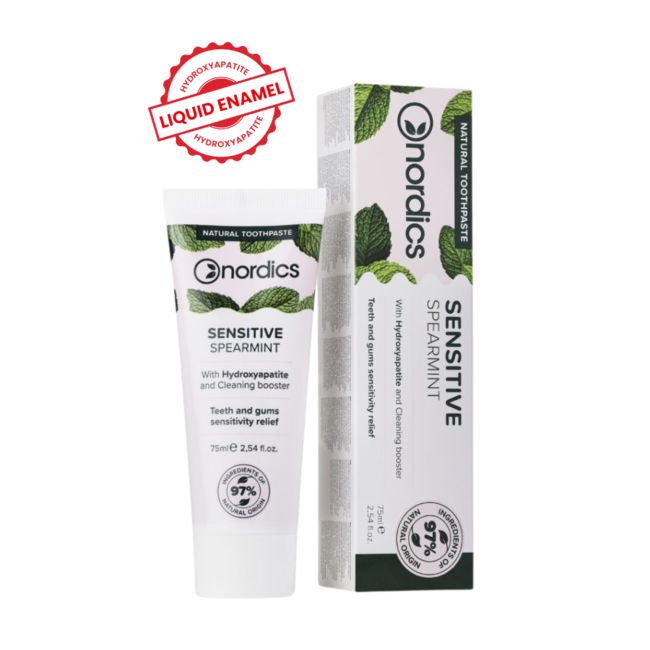 NORDICS SENSITIVE SPEARMINT dantų pasta, 75 ml