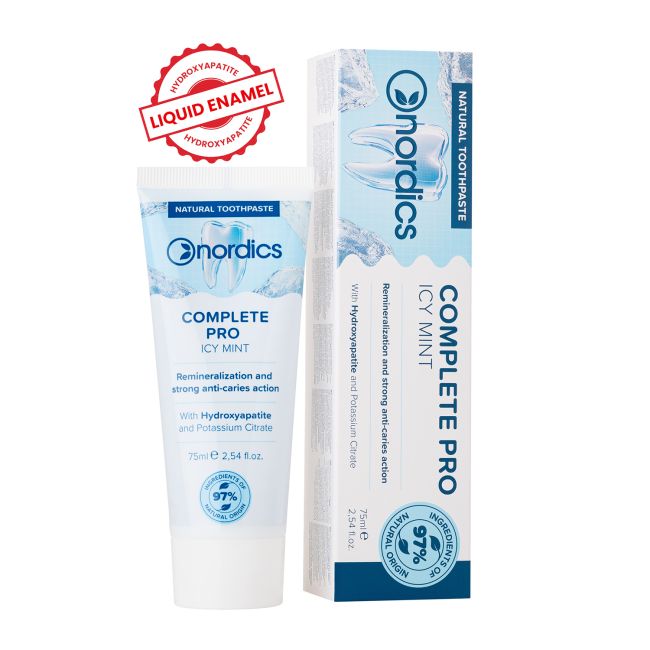 NORDICS COMPLETE PRO ICY MINT dantų pasta, 75 ml