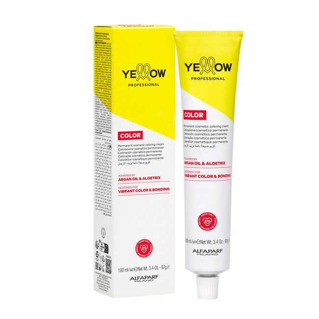 YELLOW COLOR PERMANENT plaukų dažai, 100 ml