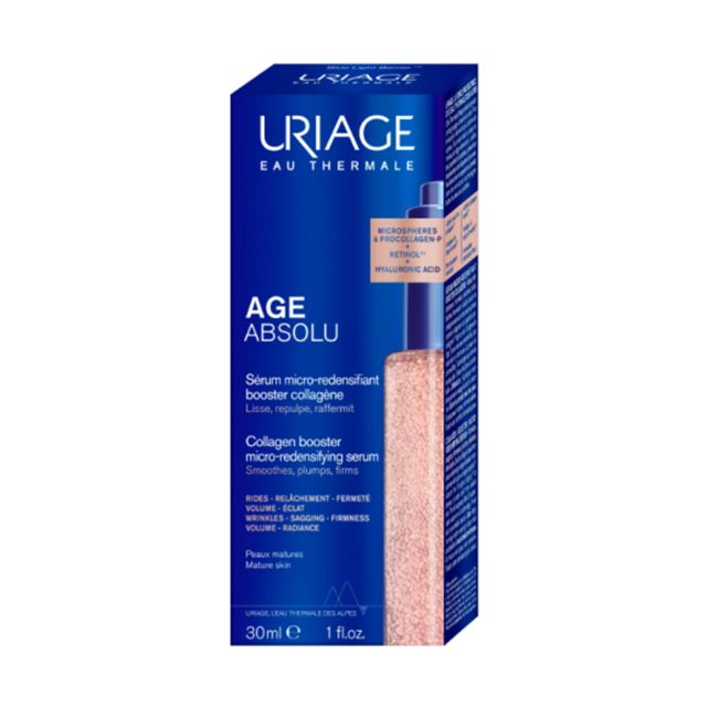 URIAGE EAU THERMALE AGE ABSOLU COLLAGEN BOOSTER veido serumas, 30 ml