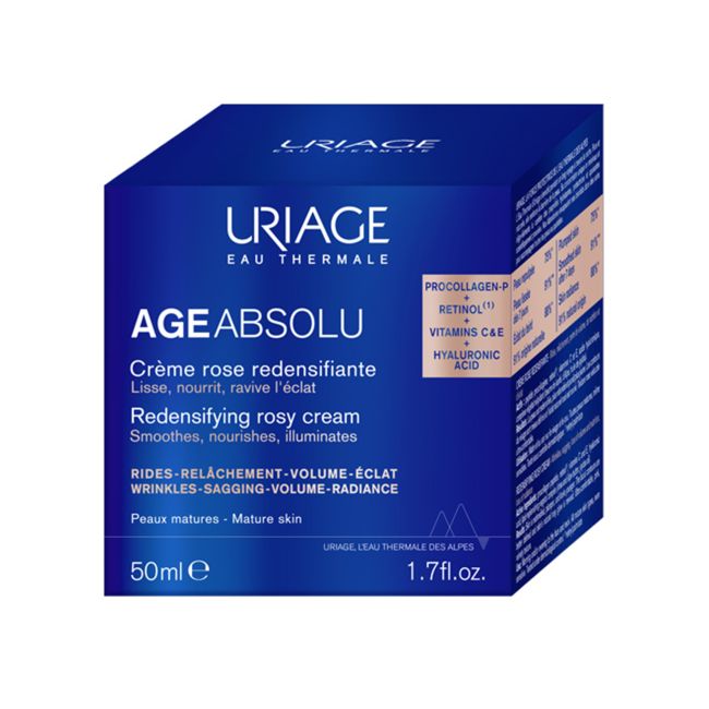 URIAGE AGE ABSOLU ROSE atkuriamasis veido kremas, 50 ml