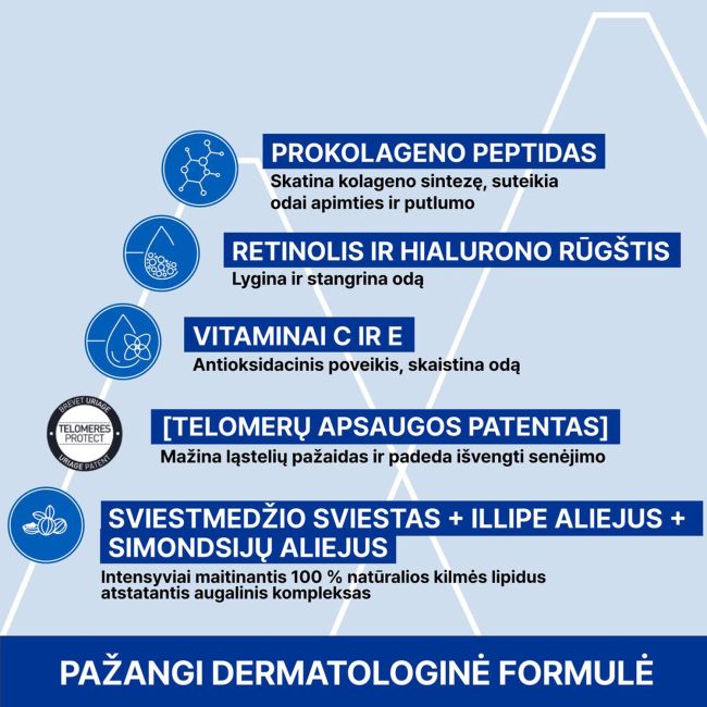 URIAGE AGE ABSOLU ROSE atkuriamasis veido kremas, 50 ml