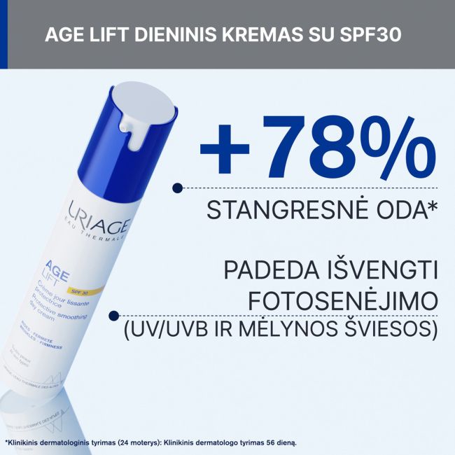 URIAGE EAU THERMALE AGE LIFT dieninis veido kremas, 40 ml