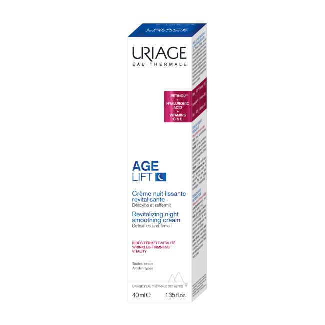 URIAGE EAU THERMALE AGE LIFT naktinis veido kremas, 40 ml