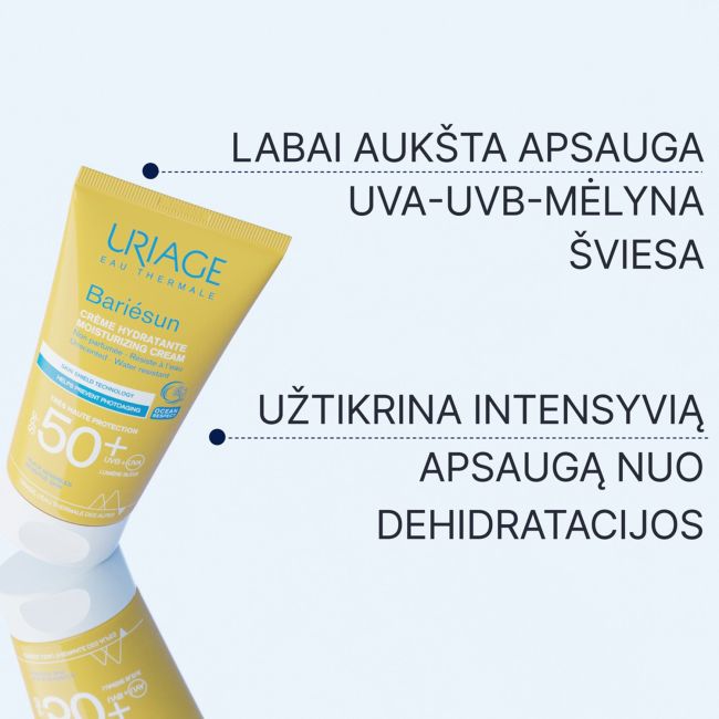 URIAGE EAU THERMALE BARIESUN SPF50+ apsauginis veido kremas, 50 ml