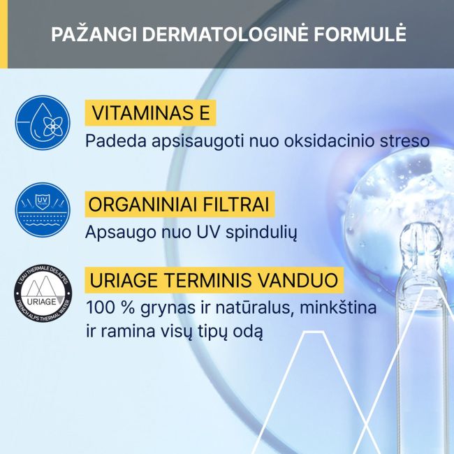 URIAGE EAU THERMALE BARIESUN SPF30 apsauginis sausasis aliejinis kūno purškiklis, 200 ml
