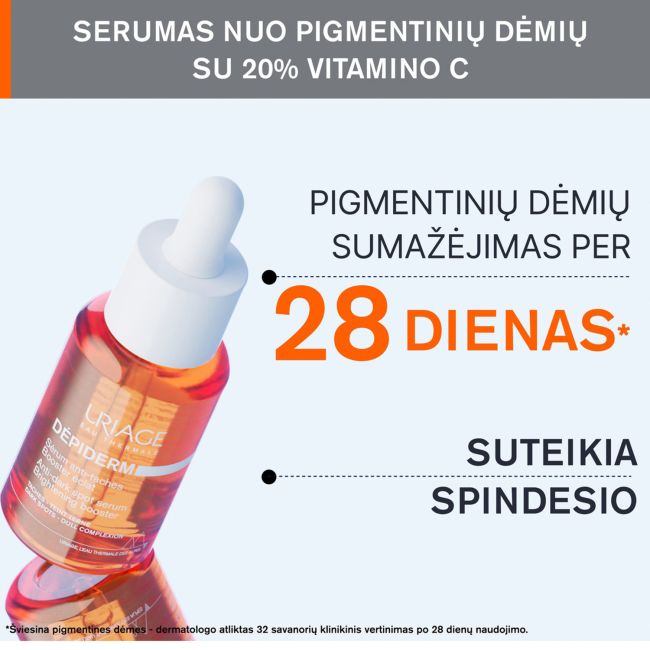 URIAGE EAU THERMALE DEPIDERM veido serumas, 30 ml