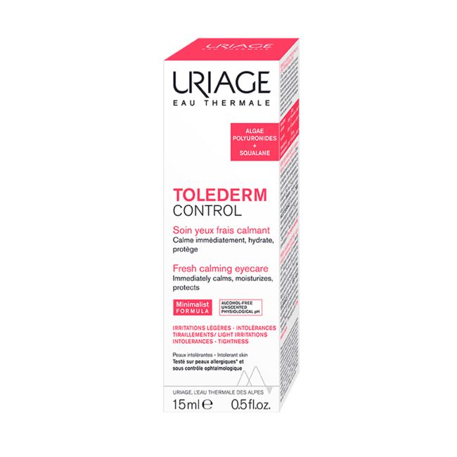 URIAGE EAU THERMALE TOLEDERM CONTROL FRESH SOOTHING akių srities kremas, 15 ml