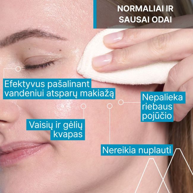 URIAGE EAU THERMALE valomasis micelinis vanduo normaliai, sausai odai prižiūrėti, 250 ml