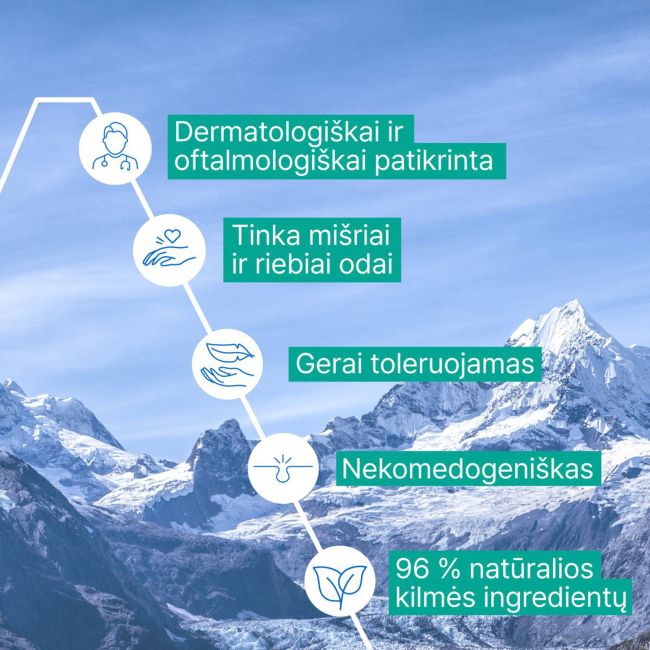 URIAGE EAU THERMALE valomasis micelinis vanduo mišriai, riebiai odai prižiūrėti, 250 ml