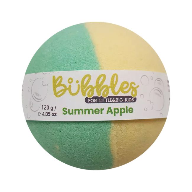 BUBBLES SUMMER APPLE vonios burbulas, 120 g