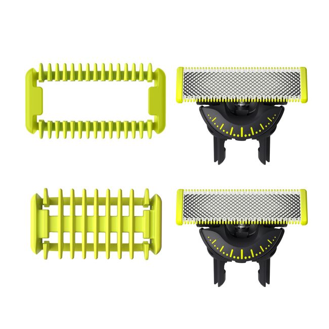 PHILIPS ONE BLADE 2 X 360 keičiamieji skustuvo peiliukai (2 vnt.)