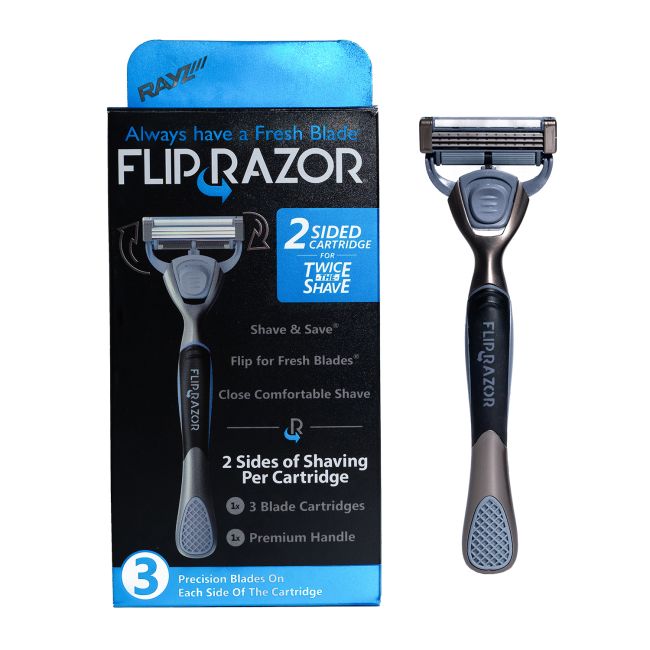 FLIP RAZOR 3 PRECISION BLADES ON vyrų skustuvas
