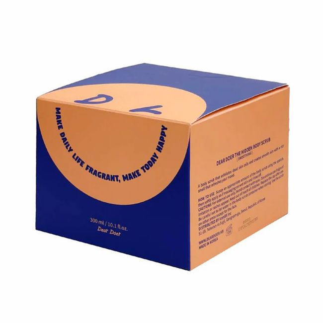 DEAR DOER THE HIDDEN SMOOTHING kūno šveitiklis, 300 ml