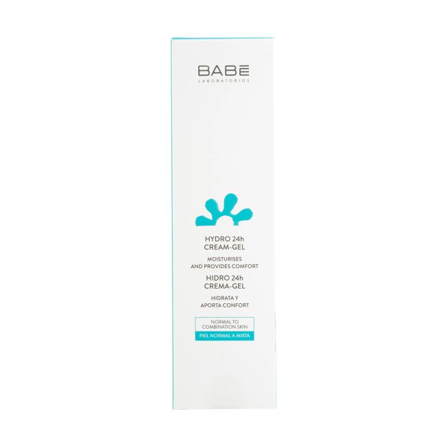 BABE HIDRO 24H HYDRO drėkinamasis veido ir kaklo kremas - želė, 50 ml