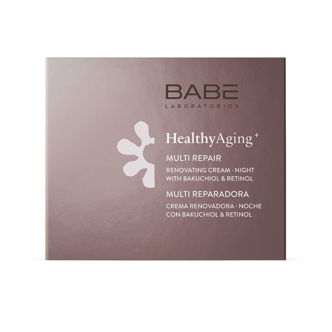 BABE HEALTHY AGING + MULTI REPAIR naktinis veido ir kaklo kremas, 50 ml