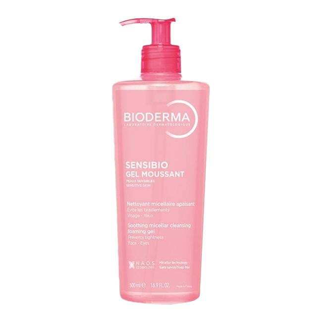 BIODERMA SENSIBIO SOOTHING micelinė valomoji putojanti želė - prausiklis, 500 ml