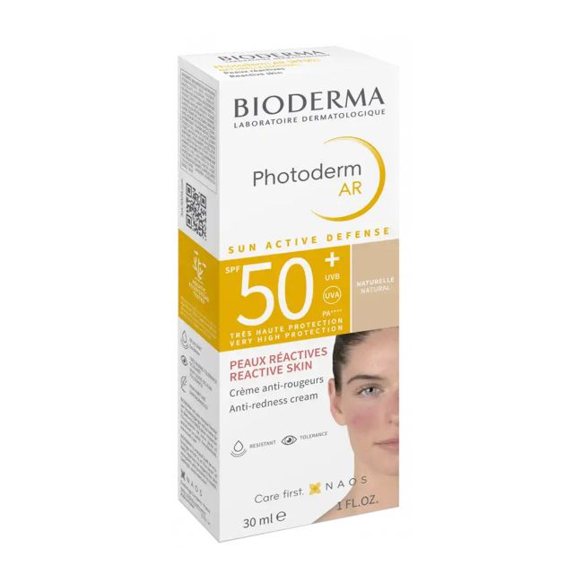 BIODERMA PHOTODERM AR SPF50+ apsauginis veido kremas nuo saulės, 30 ml