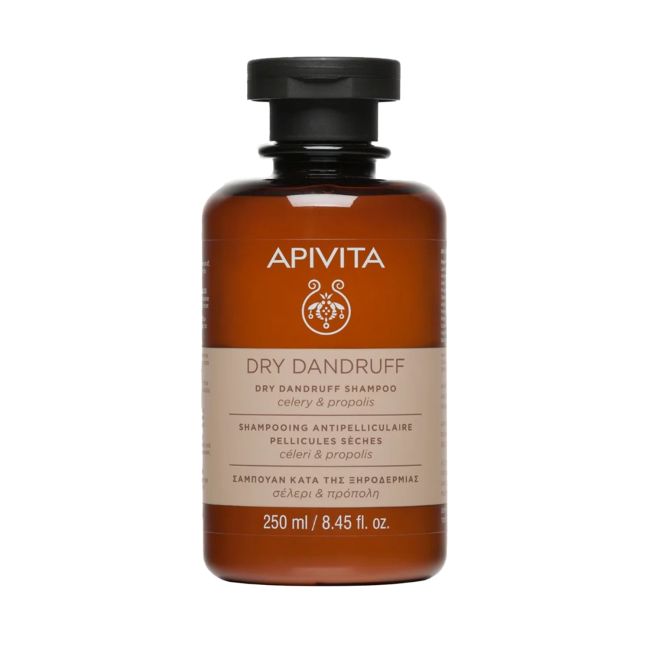 APIVITA DRY DANDRUFF sausų pleiskanų šampūnas, 250 ml