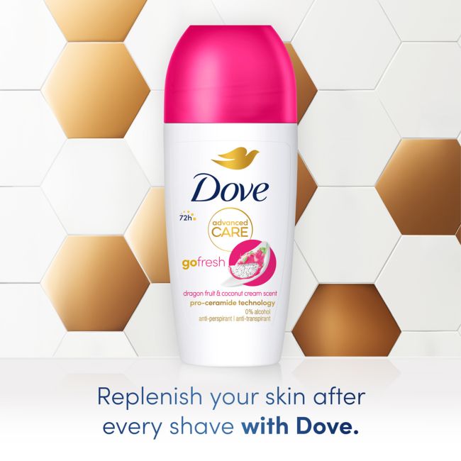 DOVE ADVANCED CARE INVISIBLE DRY rutulinis dezodorantas antiperspirantas, 50 ml