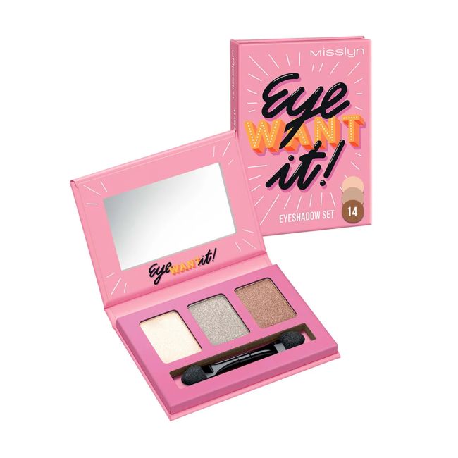 MISSLYN EYE WANT IT! akių vokų šešėlių paletė