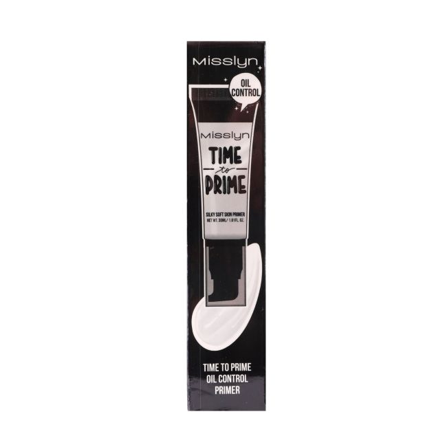 MISSLYN TIME TO PRIME OIL CONTROL makiažo pagrindas, 30 ml