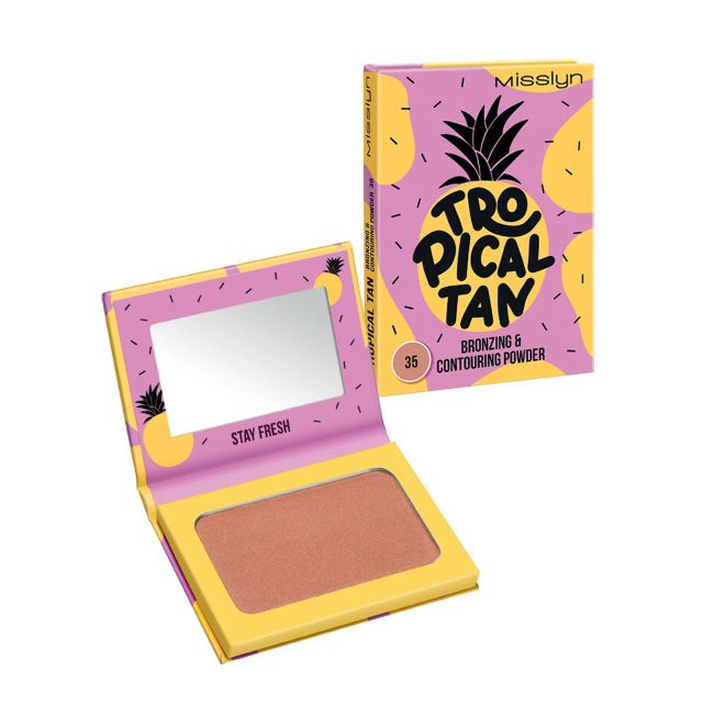 MISSLYN TROPICAL TAN BRONZING veido bruožų modeliavimo pudra, 6 g