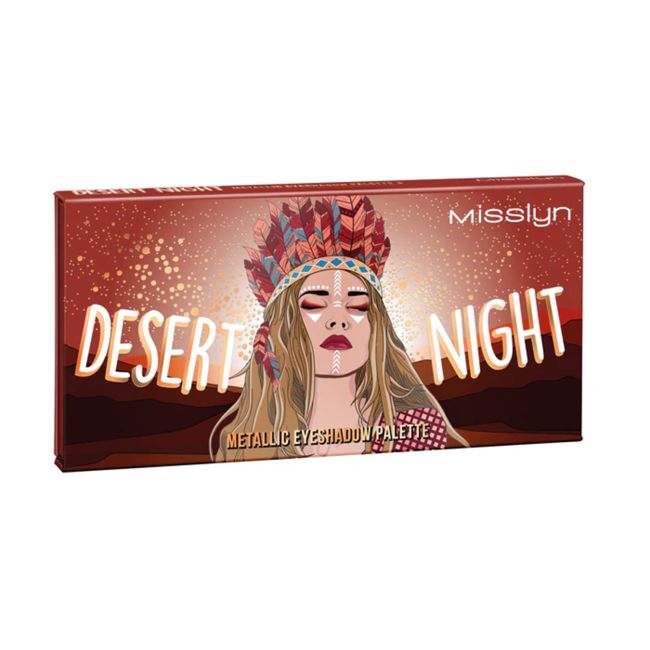 MISSLYN DESERT NIGHT METALLIC akių vokų šešėlių paletė
