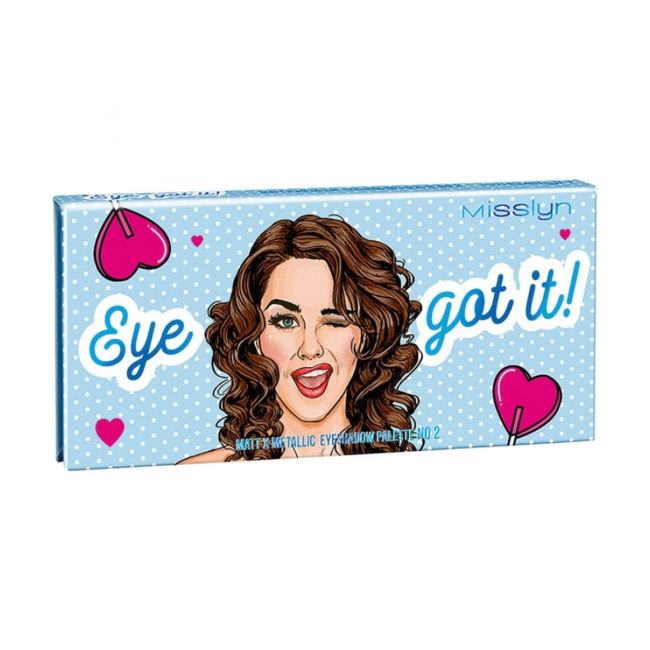 MISSLYN EYE LOVE IT! MATT X METALLIC akių vokų šešėlių paletė