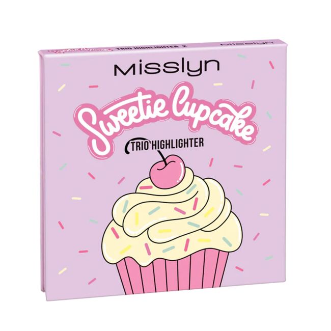 MISSLYN SWEETIE CUPCAKE TRIO švytėjimo suteikiančios pudros, 8 g