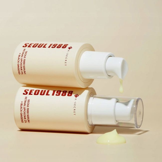 K - SECRET SEOUL 1988 RETINAL LIPOSOME 2% + BLACK GINSENG veido serumas, 30 ml