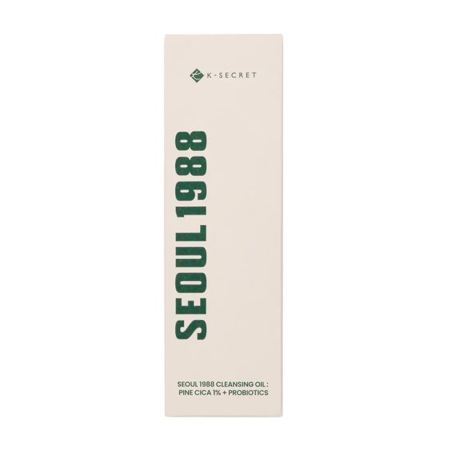 K - SECRET SEOUL 1988 PINE CICA 1% + PROBIOTICS valomasis veido aliejus, 200 ml