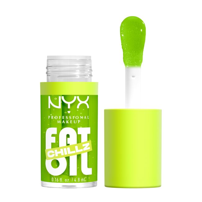 NYX PROFESSIONAL MAKEUP FAT OIL CHILLZ lūpų blizgis, 4,8 ml