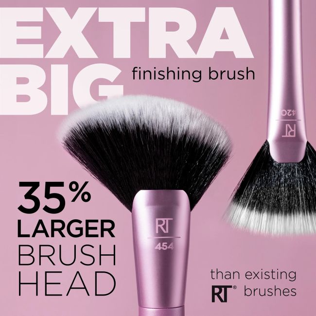 REAL TECHNIQUES EXTRA BIG FINISHING makiažo šepetėlis