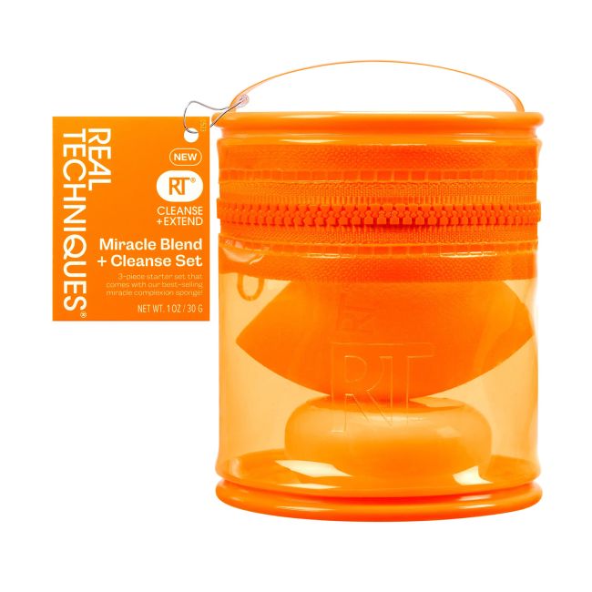 REAL TECHNIQUES MIRACLE BLEND - CLEANSE rinkinys