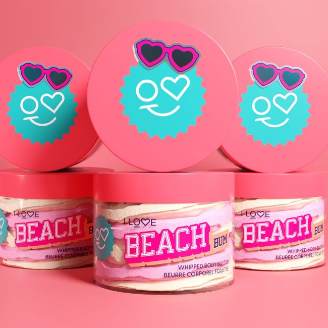 I LOVE BEACH BUM WHIPPED kūno sviestas, 250 ml