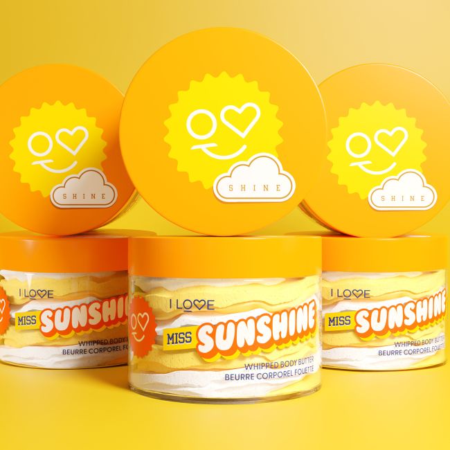 I LOVE MISS SUNSHINE WHIPPED kūno sviestas, 250 ml