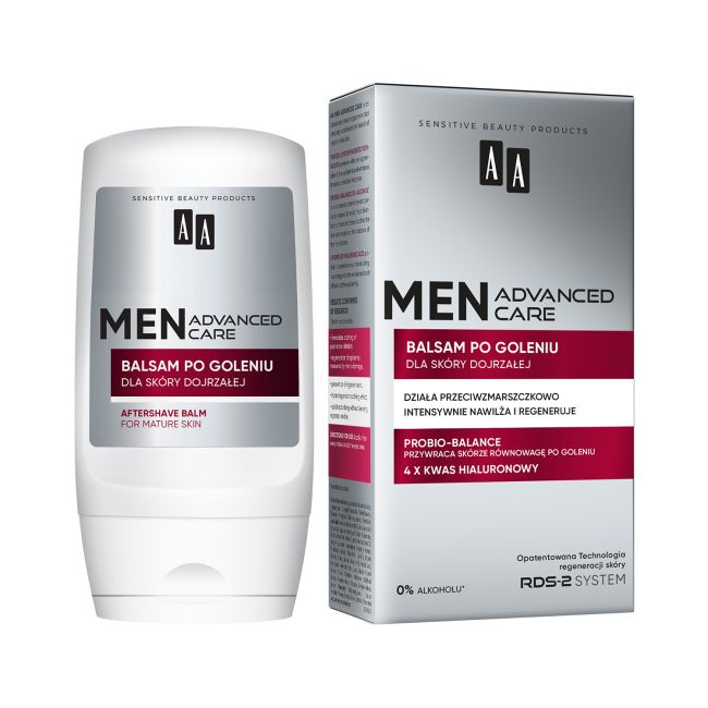 AA MEN ADVANCED CARE MATURE SKIN balzamas po skutimosi, 100 ml
