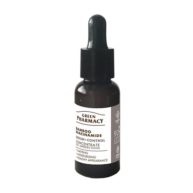 GREEN PHARMACY BAMBOO NIACINAMIDE odos priežiūros priemonė, 30 ml