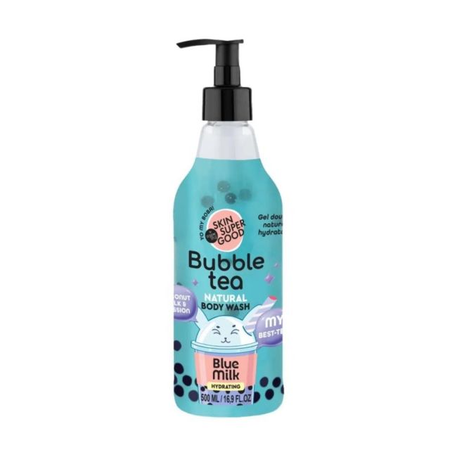 SKIN SUPER GOOD BUBBLE TEA COCONUT MILK & PASSION kūno prausiklis, 500 ml