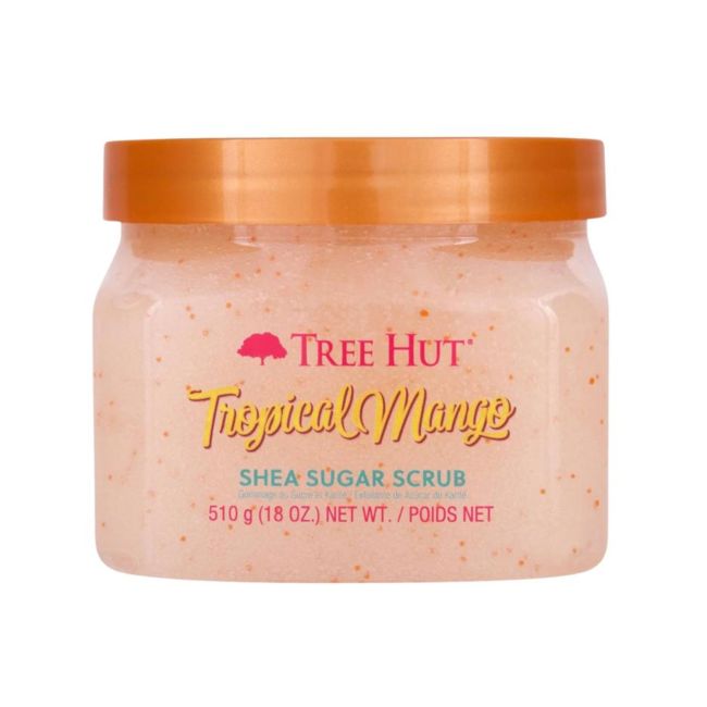 TREE HUT TROPICAL MANGO SHEA SUGAR kūno šveitiklis, 510 g