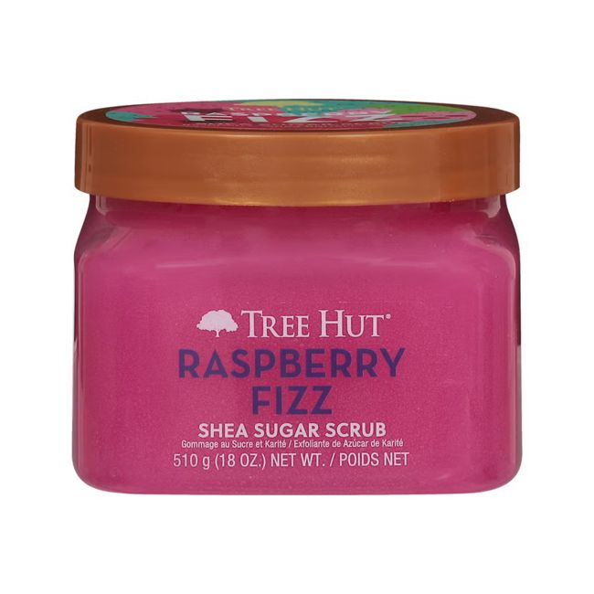 TREE HUT RASPBERRY FIZZ SHEA SUGAR kūno šveitiklis, 510 g