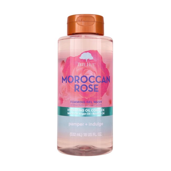 TREE HUT MOROCCAN ROSE kūno prausiklis želė, 532 ml