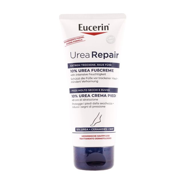 EUCERIN UREA REPAIR 10% pėdų kremas, 100 ml