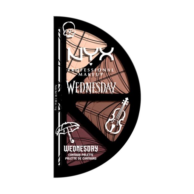 NYX PROFESSIONAL MAKEUP WEDNESDAY veido bruožų kontūravimo paletė (4 x 2,88 g)
