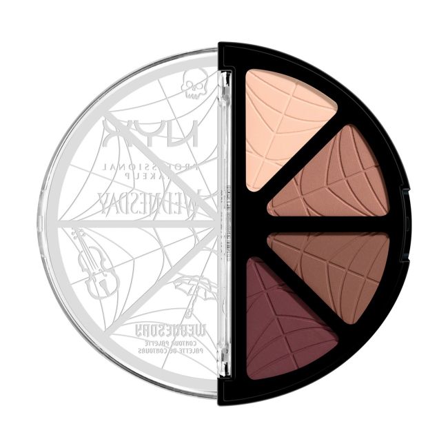 NYX PROFESSIONAL MAKEUP WEDNESDAY veido bruožų kontūravimo paletė (4 x 2,88 g)