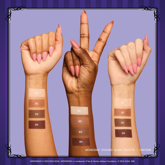 NYX PROFESSIONAL MAKEUP WEDNESDAY veido bruožų kontūravimo paletė (4 x 2,88 g)