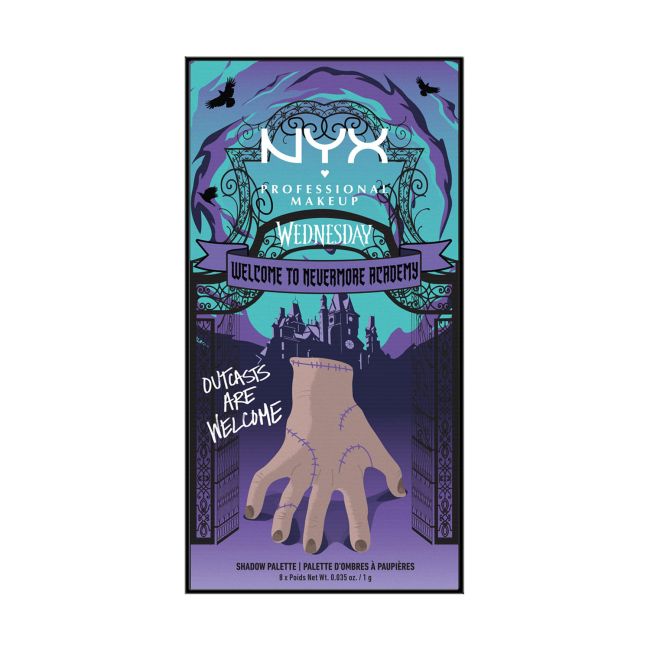 NYX PROFESSIONAL MAKEUP WEDNESDAY akių vokų šešėlių paletė (8 x 1 g)