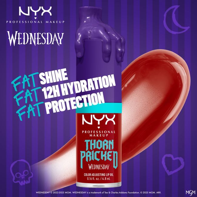 NYX PROFESSIONAL MAKEUP WEDNESDAY COLOR ADJUSTING lūpų aliejus, 4,8 ml