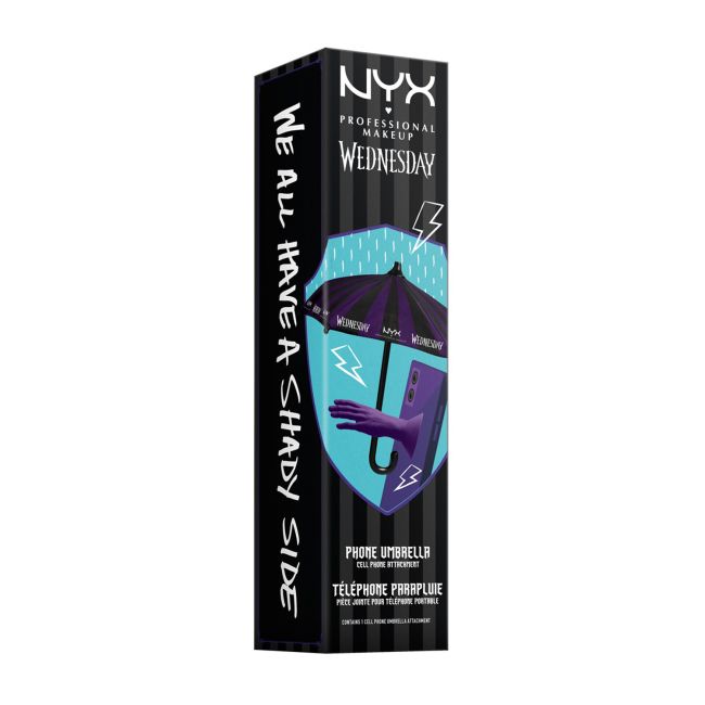 NYX PROFESSIONAL MAKEUP WEDNESDAY mobiliojo telefono saulės skėstis su laikikliu